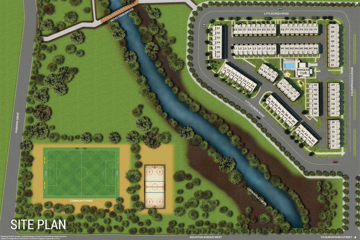 marquee townhomes Marquee Townhomes Mississauga marquee townhomes site plan